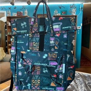 Izzy and Liv Colorful Patterned Backpack